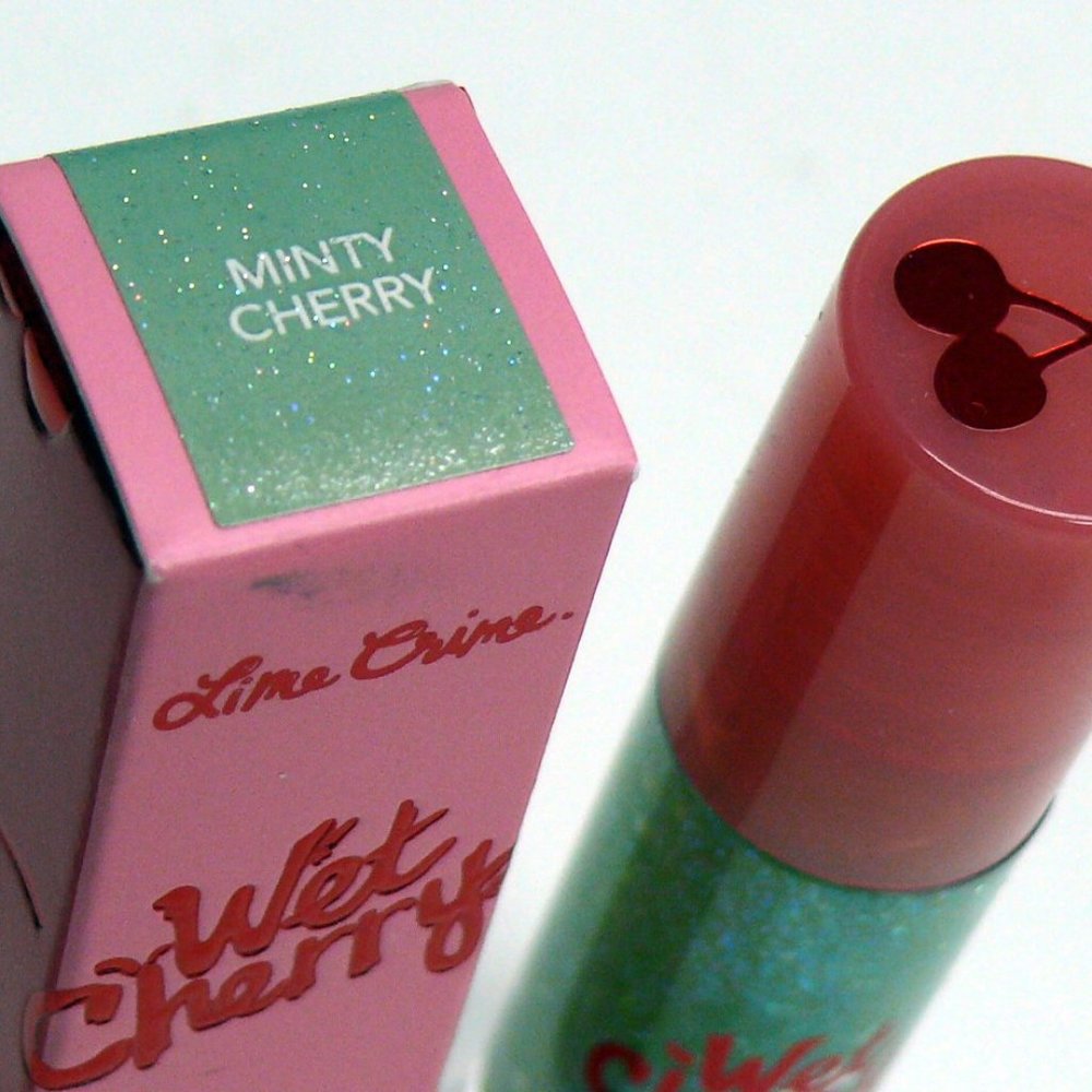 Lime Crime Wet Cherry Ultra Shinny Lip Gloss Color Minty Cherry Condition: - Picture 2 of 2